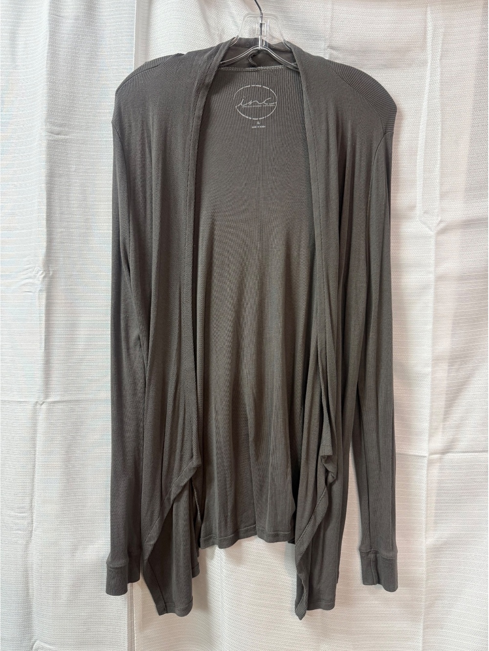 INC International Concepts Women's Gray Open Front Cardigan XL